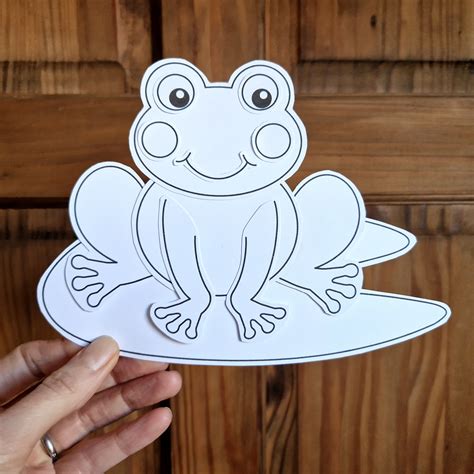 Cut Out Frog Craft Template