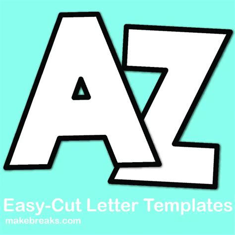 Cut Out Letter Templates