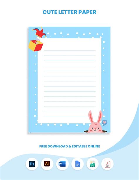 Cute Letter Template