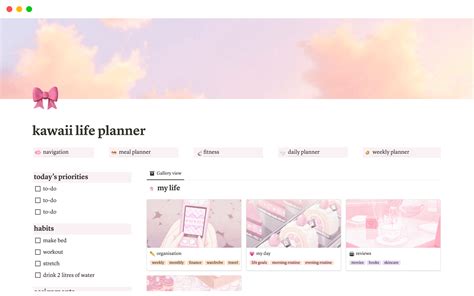 Cute Notion Templates