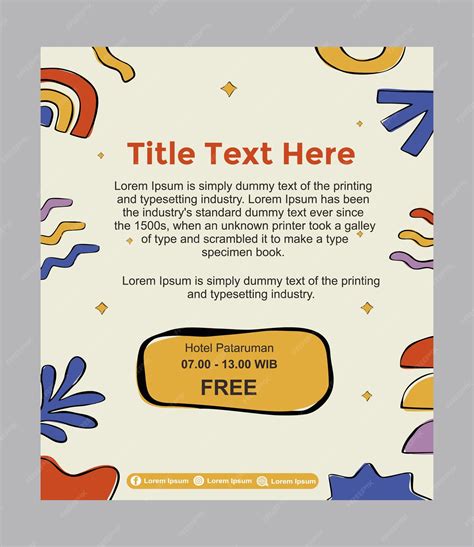 Cute Poster Template