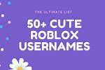 Cute Roblox Username Ideas