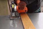 Cutting Stainless Steel Sheet with Jigsaw