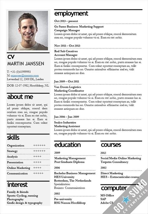 Cv Templates Overleaf