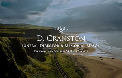 D. Cranston Funeral Director & Memorial Mason