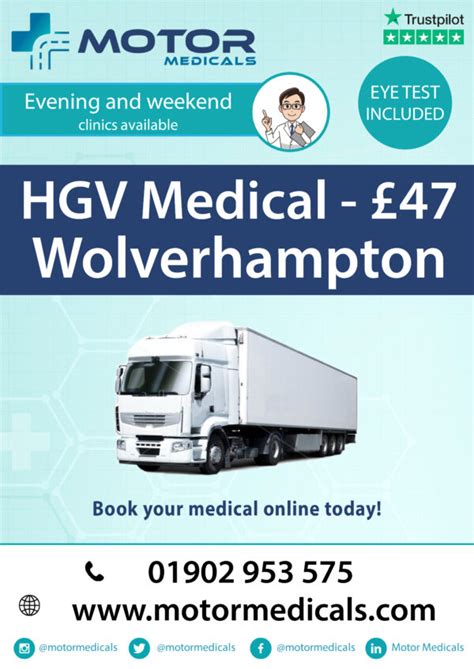 D4 Driver Medical Wolverhampton (HGV/PCV Medicals)- D4Drivers