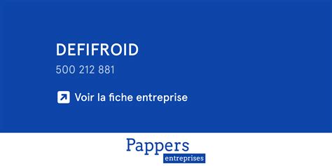 DEFIFROID à Groslay