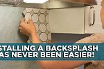 DIY Backsplash Using SimpleMat From Home Depot