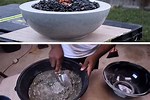 DIY Concrete Fire Bowl