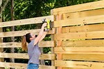DIY Privacy Fence