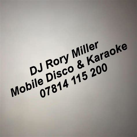DJ Rory Miller Ltd