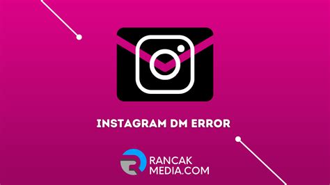 DM Instagram Error