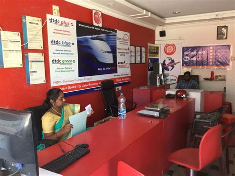 DTDC courier office, booking and delivery