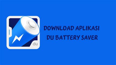 DU Battery Saver aplikasi