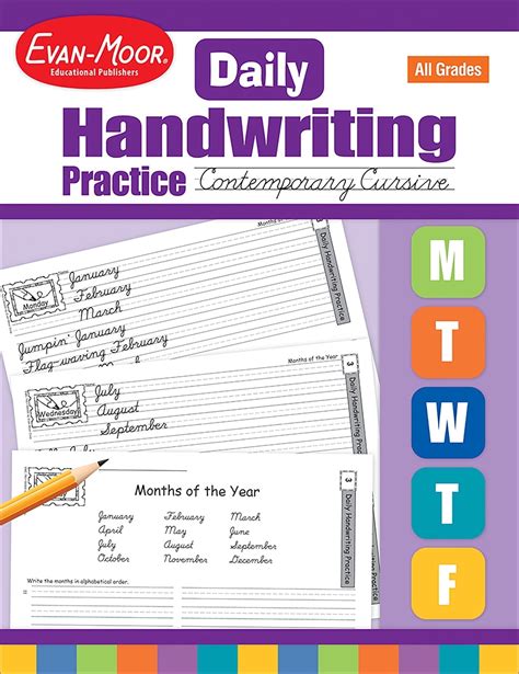 Daily Handwriting Practice Contemporary Cursive Teacher Edition Printables