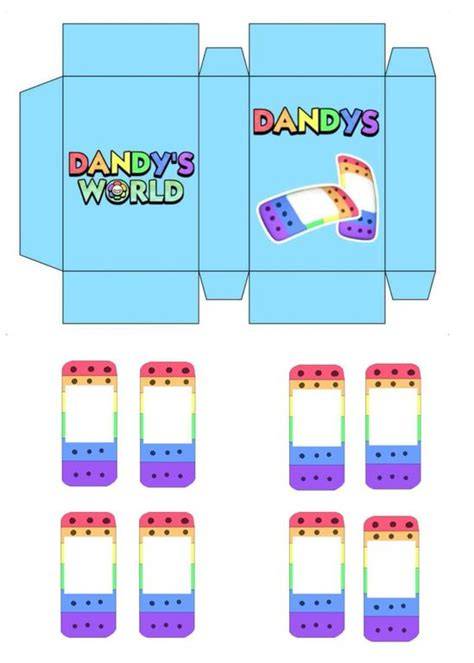 Dandys World Papercraft Template