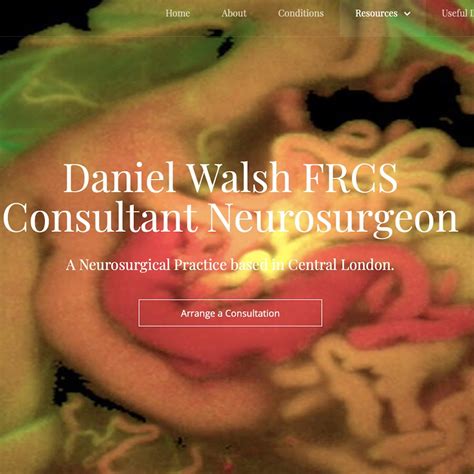Daniel Walsh FRCS, Consultant Neurosurgeon