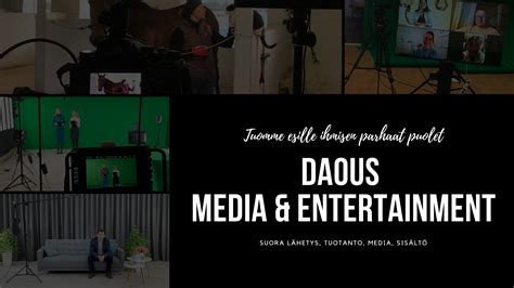Daous Media & Entertainment (Daous OÜ) Siduri 3, Tallinn–Tartu–Võru–Luhamaa 7, 11313 Tallinn