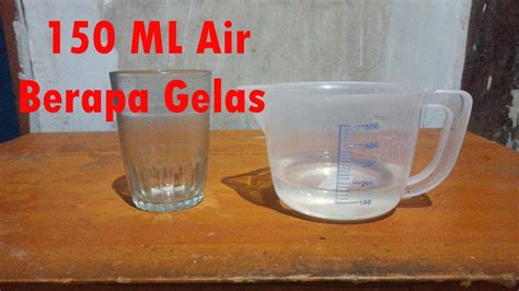 Gelas Ukuran 150 ml dalam Dapur