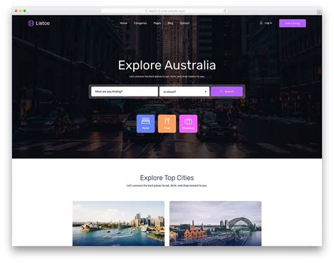 Database Website Template