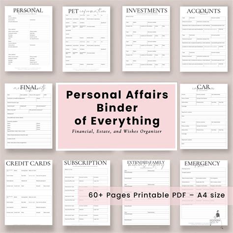 Death Binder Template