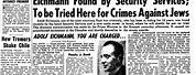Death of Adolf Eichmann Newspaper