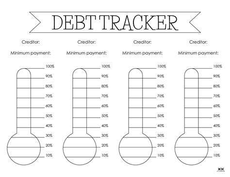 Debt Countdown Printable