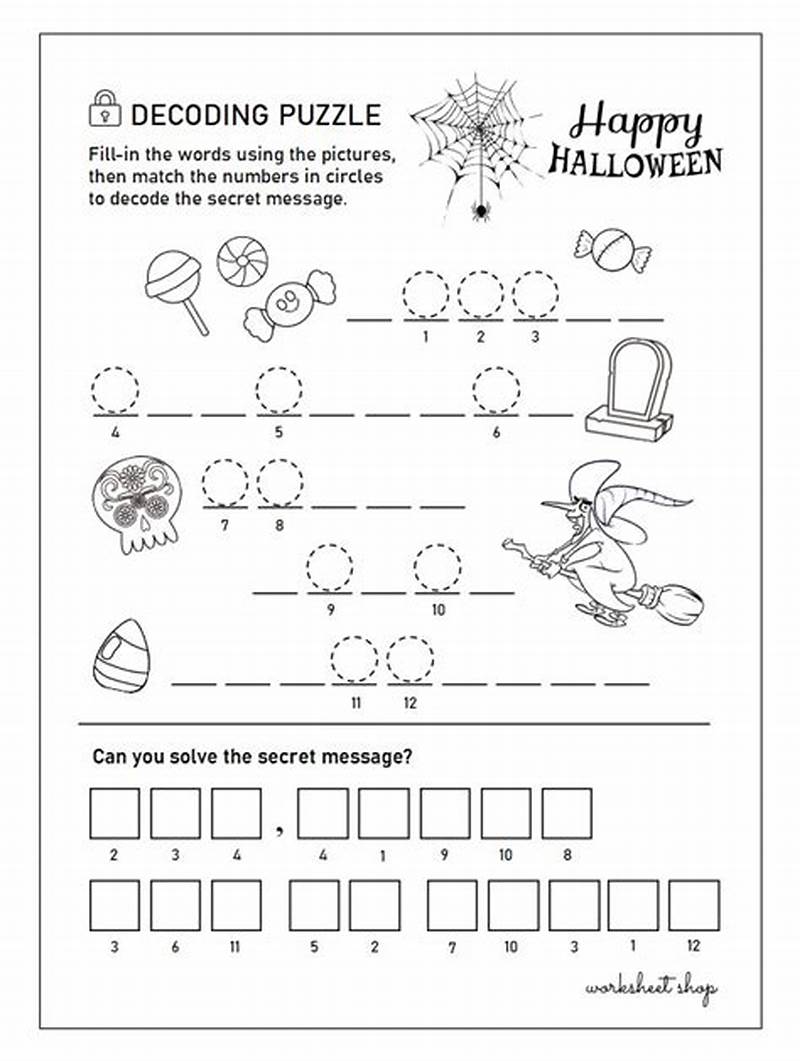 Decoding Puzzles Printable