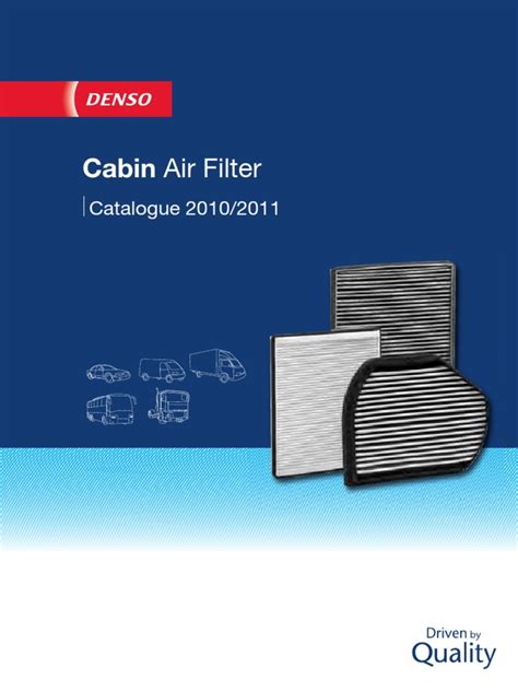 Denso Cabin Filter Catalog