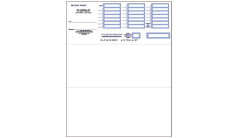 Deposit Slip Template For Quickbooks