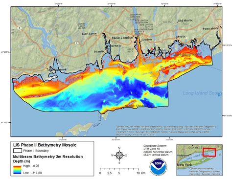 Depth Chart Long Island Sound