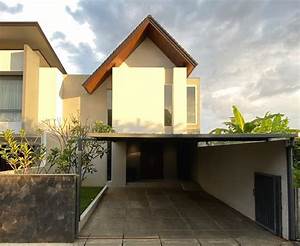 desain rumah 3 tumbak tropical minimalist modern