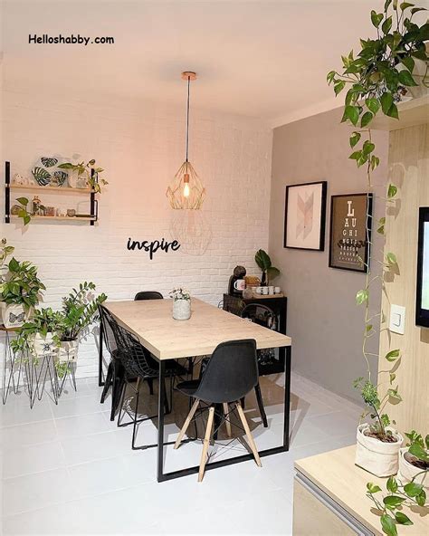 ruang makan yang modern dan minimalis