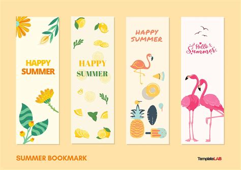 Design A Bookmark Template