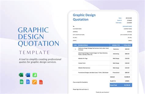 Design Quotation Template