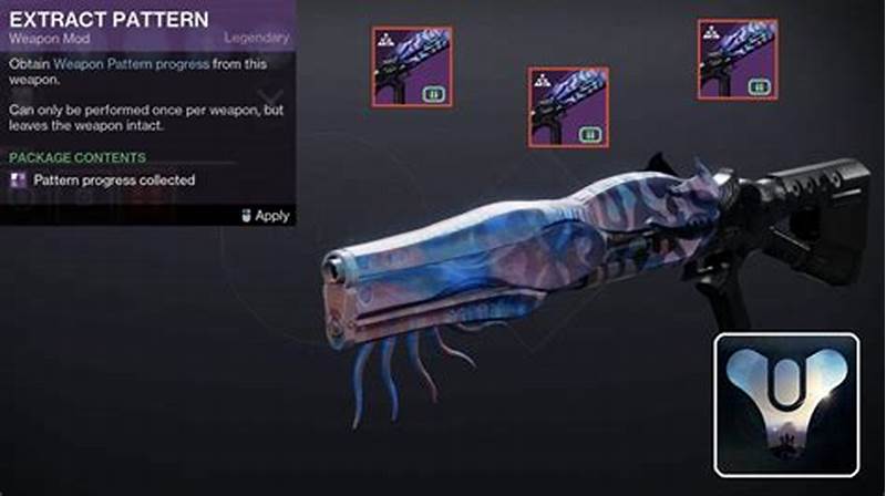 Destiny How To Extract Weapon Pattern