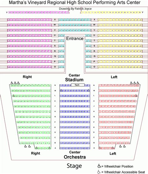 Deyor Performing Arts Center Seating Chart
