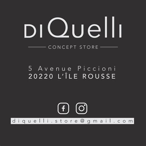 Di Quelli concept store à L'Île-Rousse