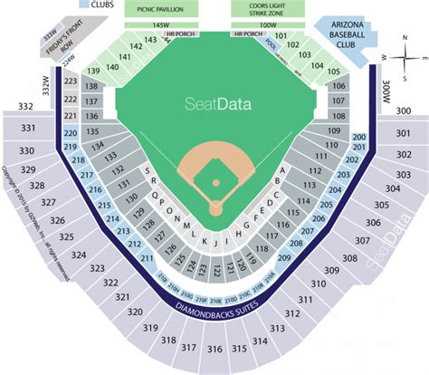 Diamondbacks Stadium Seating Chart