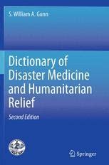 download Dictionary of Disaster Medicine and Humanitarian Relief