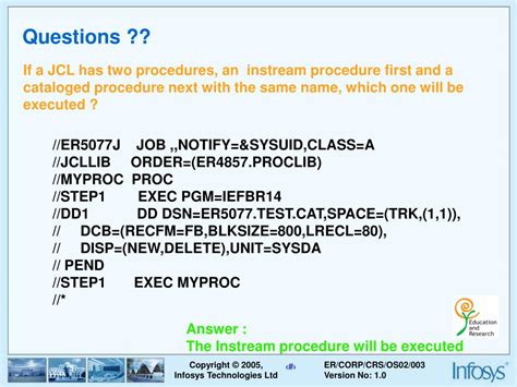 Difference Between Instream And Cataloged Procedure In Jcl