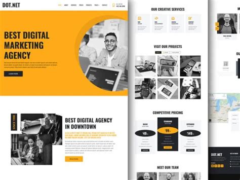 Digital Marketing Website Templates