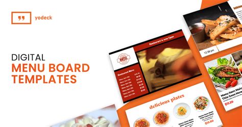 Digital Menu Template