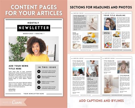 Digital Newsletter Template