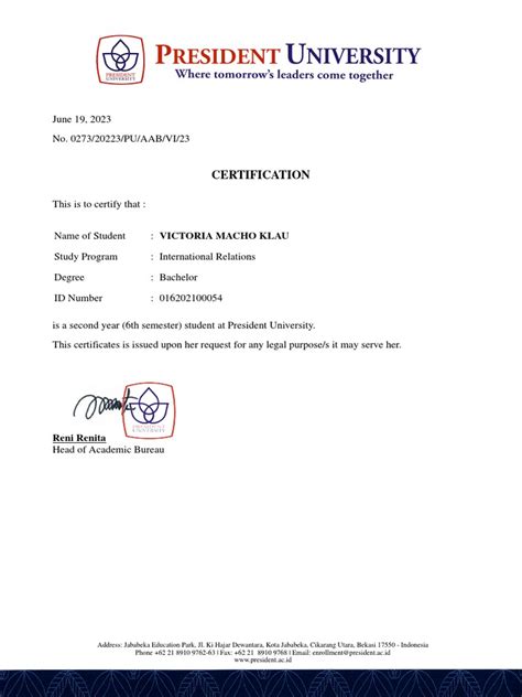 Digital Student Letter