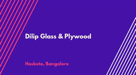 Dilip glass House and hardware store