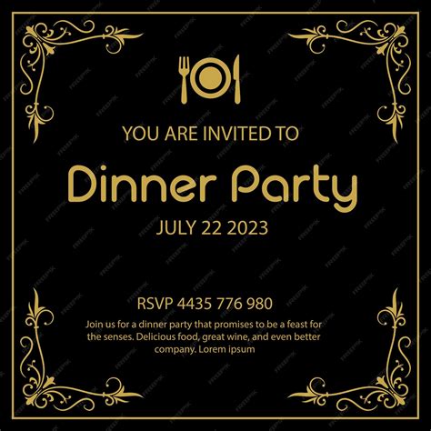 Dinner Invite Template