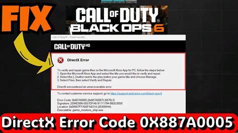 Step-by-Step Troubleshooting for Error 0x887a0005