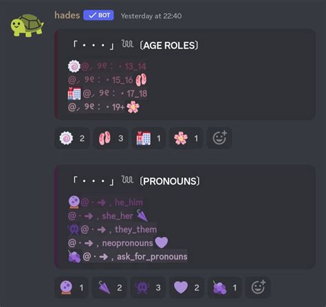 Discord Role Template