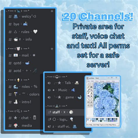 Discord Server Templates Aesthetic